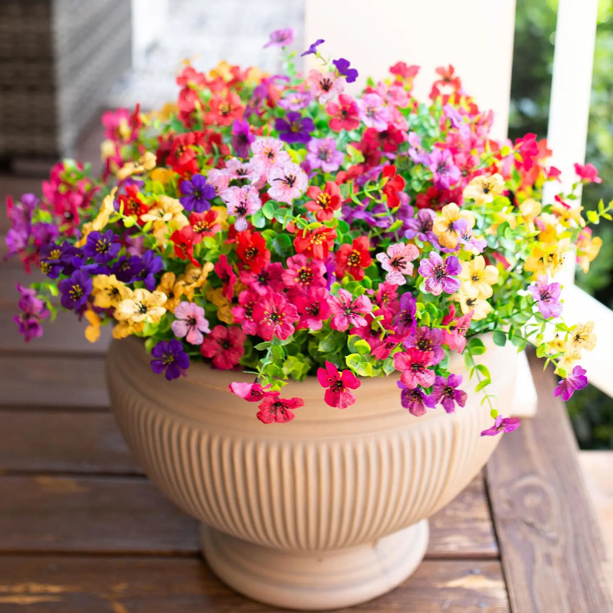 UV-Resistant EverGreen Faux Garden Shrubs